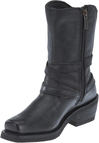 Harley-Davidson Ingleside 10.5" Harness D87091 Womens Black Motorcycle Boots