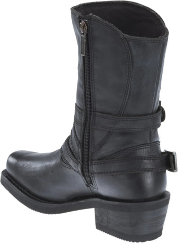 Harley-Davidson Ingleside 10.5" Harness D87091 Womens Black Motorcycle Boots
