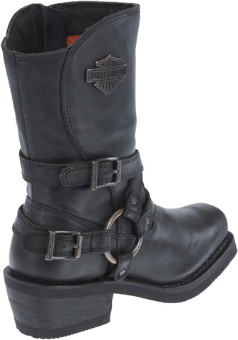 Harley-Davidson Ingleside 10.5" Harness D87091 Womens Black Motorcycle Boots