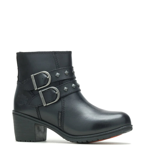 Harley-Davidson Abney 7" Waterproof D87161 Womens Black Motorcycle Boots