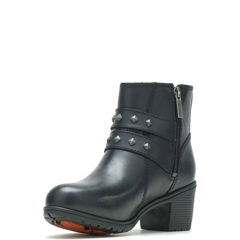 Harley-Davidson Abney 7" Waterproof D87161 Womens Black Motorcycle Boots