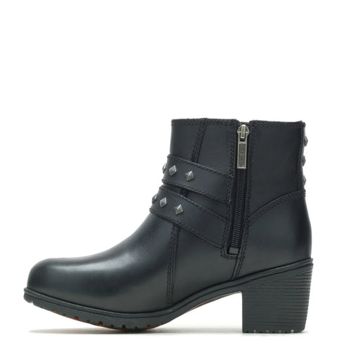 Harley-Davidson Abney 7" Waterproof D87161 Womens Black Motorcycle Boots