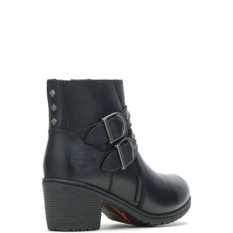 Harley-Davidson Abney 7" Waterproof D87161 Womens Black Motorcycle Boots