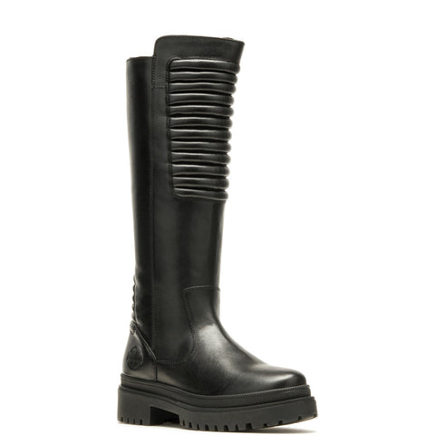 Harley-Davidson Kamton 13" D87216 Womens Black Leather Motorcycle Boots