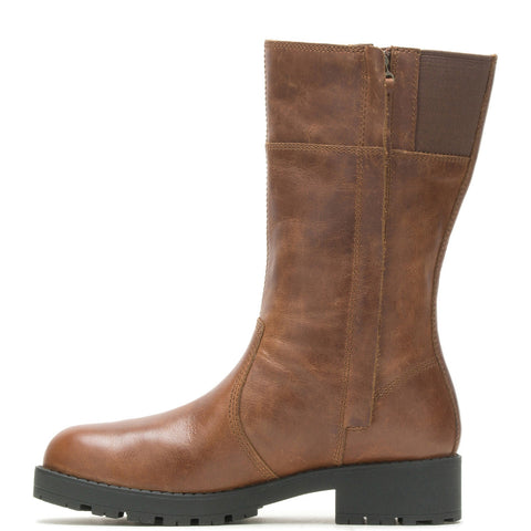 Harley-Davidson Lynwood Pull On D87220 Womens Brown Leather Motorcycle Boots