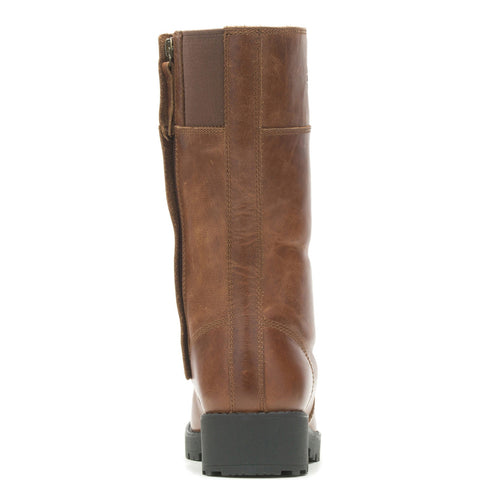 Harley-Davidson Lynwood Pull On D87220 Womens Brown Leather Motorcycle Boots