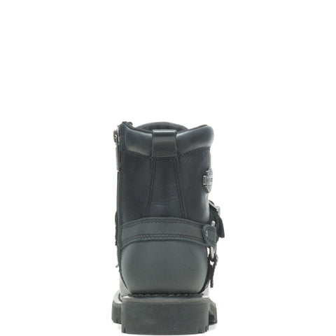 Harley-Davidson Becky Flash De D87245 Womens Black Leather Motorcycle Boots