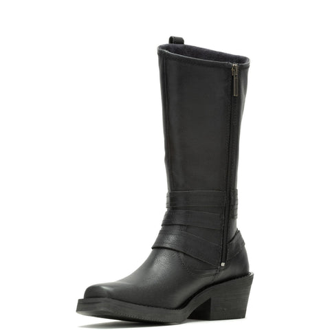 Harley-Davidson Dalis 11" D87264 Womens Black Leather Casual Dress Boots