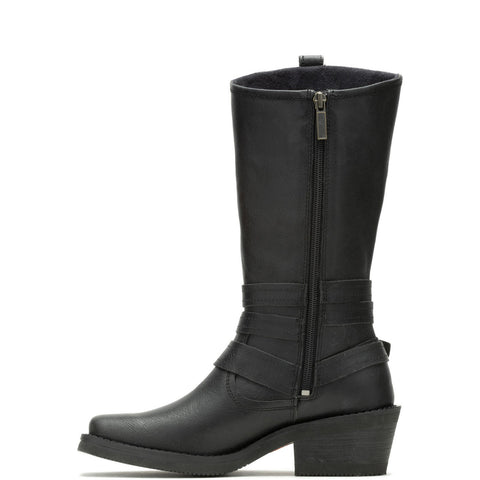 Harley-Davidson Dalis 11" D87264 Womens Black Leather Casual Dress Boots