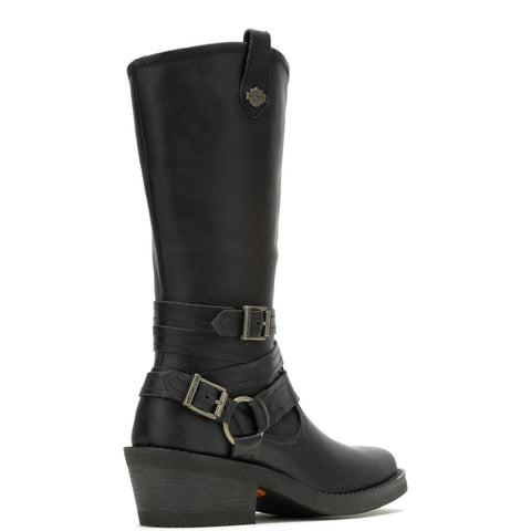 Harley-Davidson Dalis 11" D87264 Womens Black Leather Casual Dress Boots