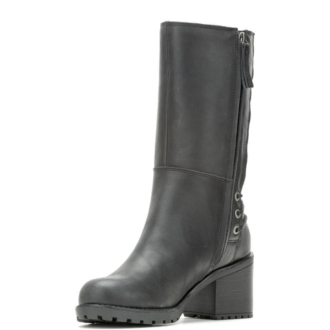 Harley-Davidson Aldona 9" D87268 Womens Black Leather Casual Dress Boots
