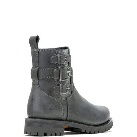 Harley-Davidson Beasley 6" Strap D87278 Womens Black Casual Dress Boots