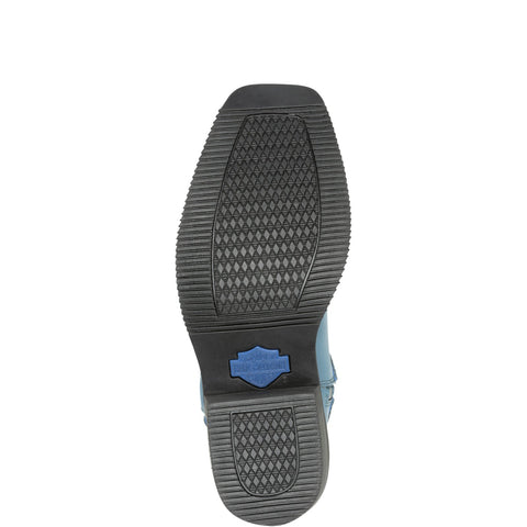 Harley-Davidson Korsen Harness D87292 Womens Blue Leather Casual Dress Boots