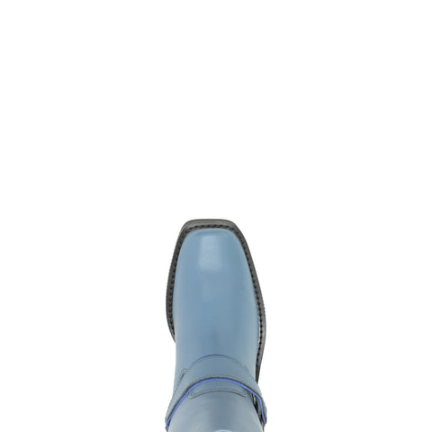 Harley-Davidson Korsen Harness D87292 Womens Blue Leather Casual Dress Boots