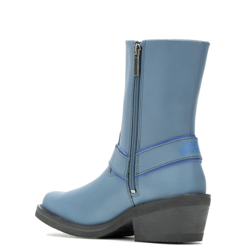 Harley-Davidson Korsen Harness D87292 Womens Blue Leather Casual Dress Boots