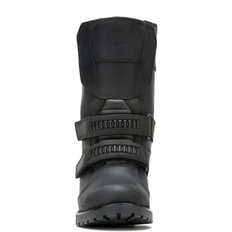 Harley-Davidson Joella D87300 Womens Black Leather Strap Motorcycle Boots