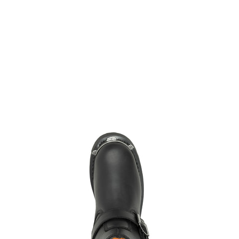 Harley-Davidson Devi D87304 Womens Black Leather Zipper Motorcycle Boots