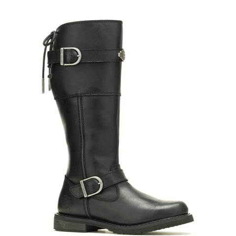 Harley-Davidson Kirtland Ride 14" D87307 Womens Black Motorcycle Boots