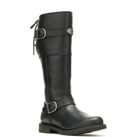 Harley-Davidson Kirtland Ride 14" D87307 Womens Black Motorcycle Boots