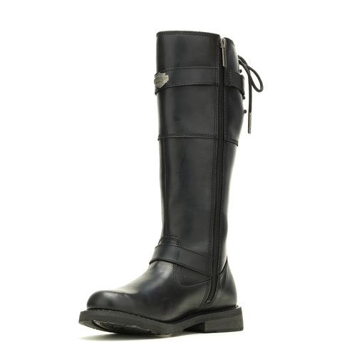 Harley-Davidson Kirtland Ride 14" D87307 Womens Black Motorcycle Boots
