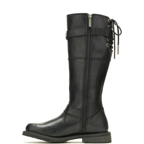 Harley-Davidson Kirtland Ride 14" D87307 Womens Black Motorcycle Boots