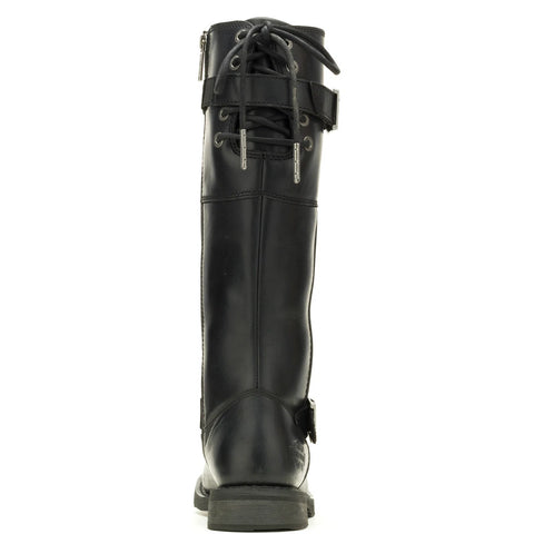 Harley-Davidson Kirtland Ride 14" D87307 Womens Black Motorcycle Boots