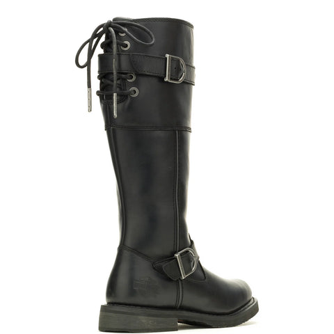 Harley-Davidson Kirtland Ride 14" D87307 Womens Black Motorcycle Boots