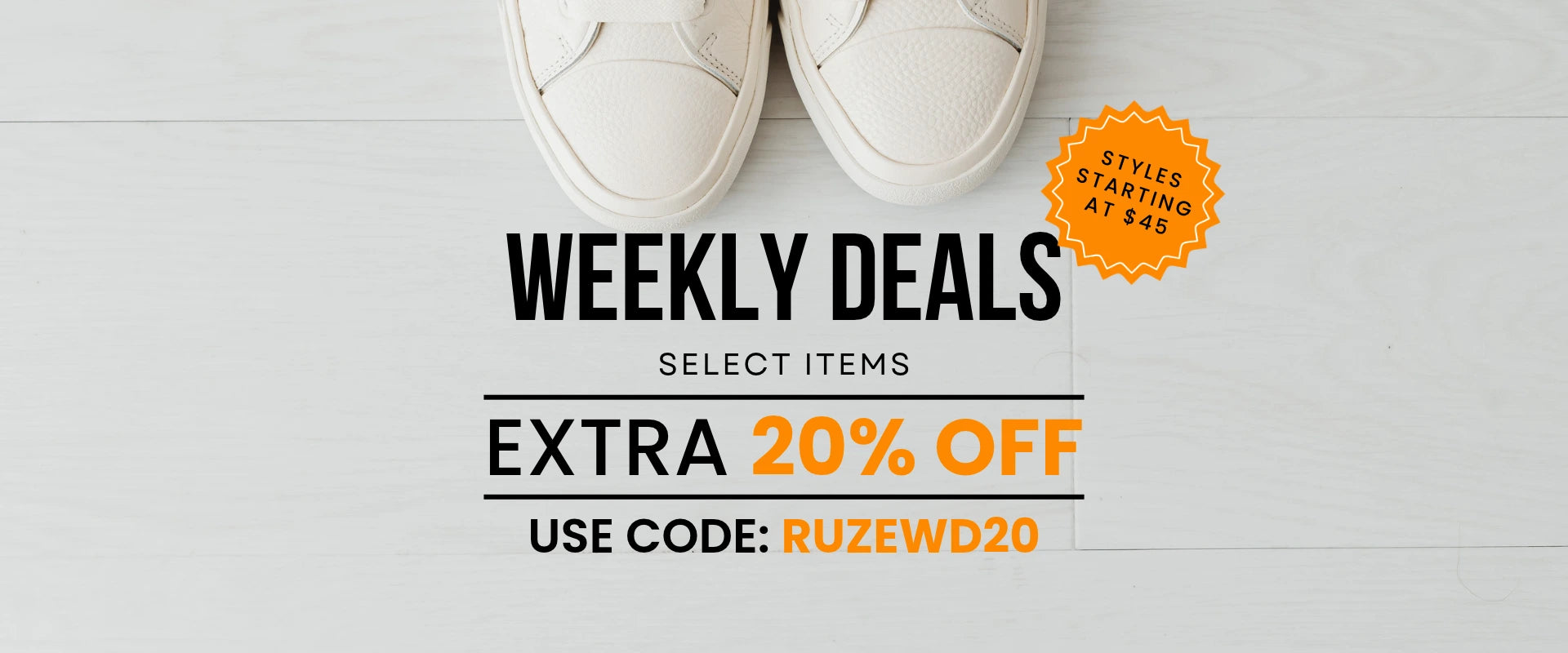 Weekly deals 20% off