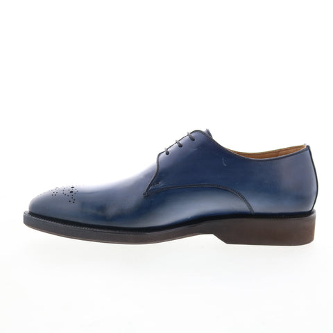 Pastori by Di Bianco Hadrian Mens Blue Oxfords Wingtip & Brogue Shoes