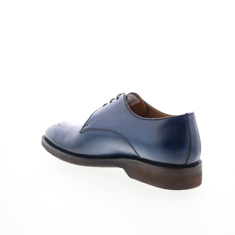 Pastori by Di Bianco Hadrian Mens Blue Oxfords Wingtip & Brogue Shoes