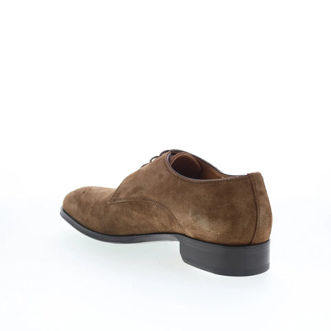 Pastori by Di Bianco Hadrian Mens Brown Suede Oxfords & Lace Ups Casual Shoes