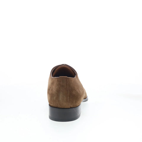 Pastori by Di Bianco Hadrian Mens Brown Suede Oxfords & Lace Ups Casual Shoes