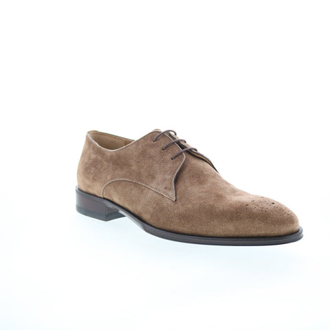 Pastori by Di Bianco Hadrian Mens Brown Oxfords Wingtip & Brogue Shoes