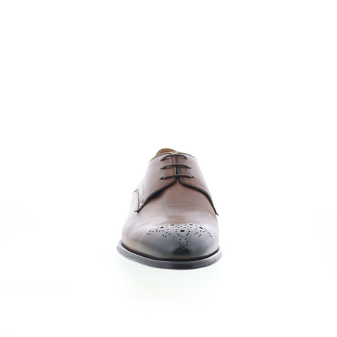 Pastori by Di Bianco Hadrian Mens Brown Oxfords & Lace Ups Casual Shoes
