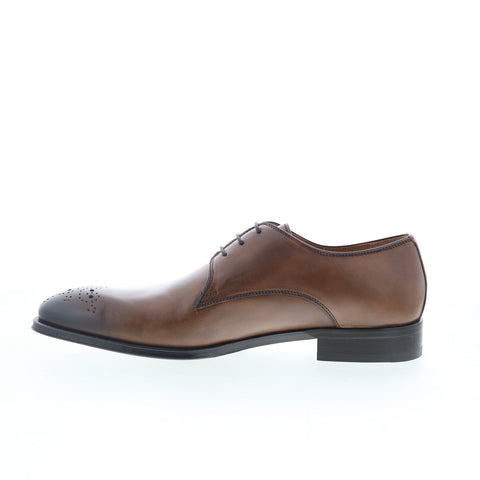 Pastori by Di Bianco Hadrian Mens Brown Oxfords & Lace Ups Casual Shoes