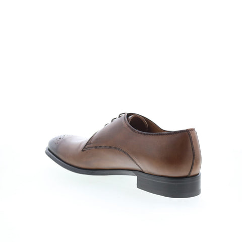 Pastori by Di Bianco Hadrian Mens Brown Oxfords & Lace Ups Casual Shoes