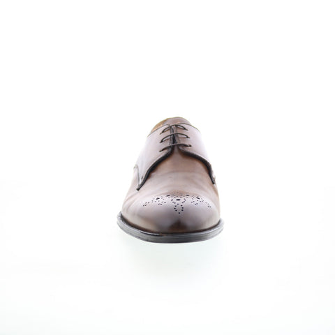 Pastori by Di Bianco Hadrian Mens Brown Oxfords Wingtip & Brogue Shoes