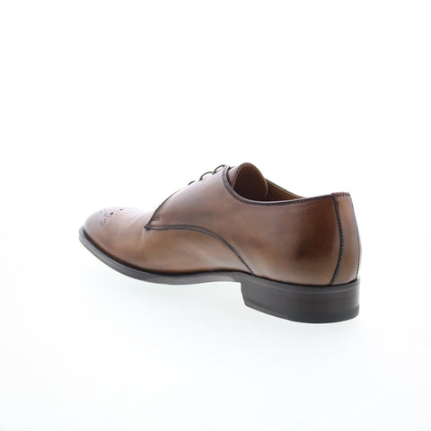 Pastori by Di Bianco Hadrian Mens Brown Oxfords Wingtip & Brogue Shoes