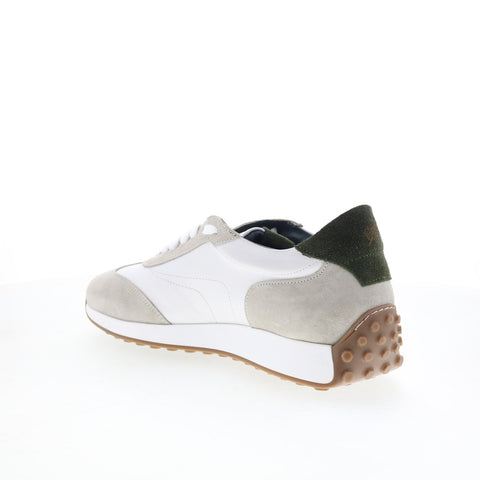 Pastori by Di Bianco Heraclus Mens White Suede Lifestyle Sneakers Shoes
