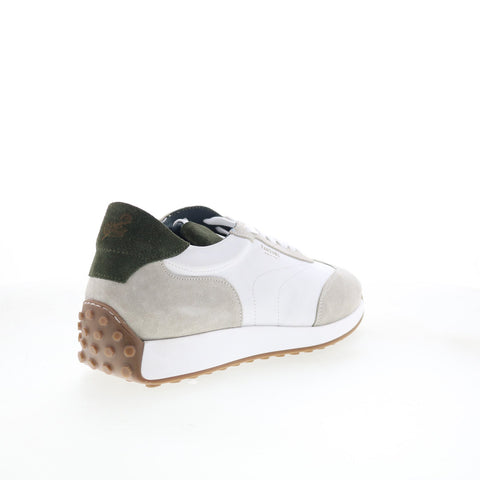 Pastori by Di Bianco Heraclus Mens White Suede Lifestyle Sneakers Shoes
