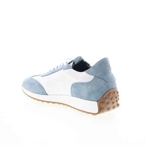 Pastori by Di Bianco Heraclus Mens White Suede Lifestyle Sneakers Shoes