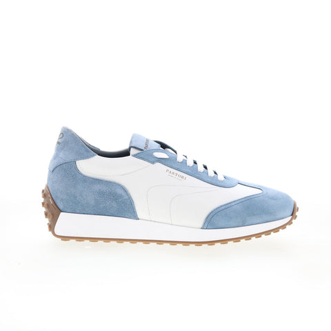 Pastori by Di Bianco Hercalius Mens White Suede Lifestyle Sneakers Shoes