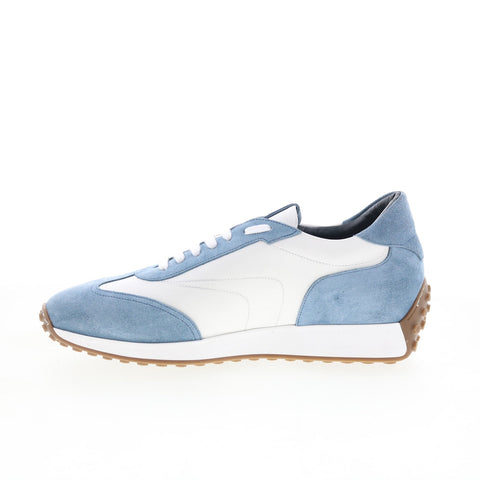 Pastori by Di Bianco Hercalius Mens White Suede Lifestyle Sneakers Shoes