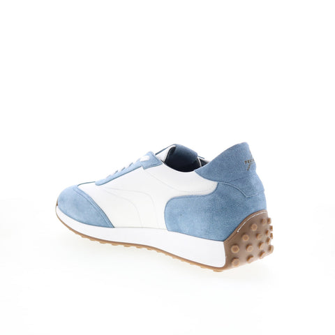 Pastori by Di Bianco Hercalius Mens White Suede Lifestyle Sneakers Shoes