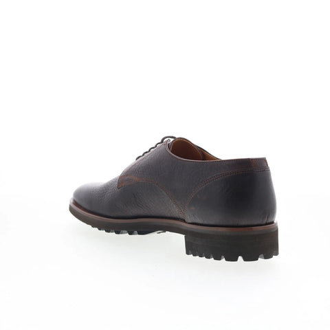 Di Bianco Himba Mens Brown Leather Lace Up Oxfords & Lace Ups Casual Shoes