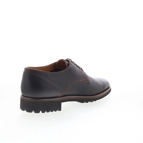 Di Bianco Himba Mens Brown Leather Lace Up Oxfords & Lace Ups Casual Shoes