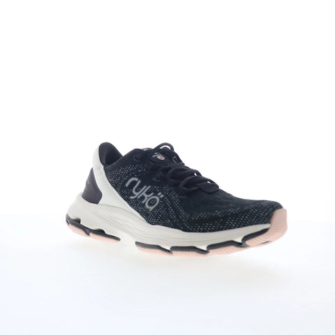 Ryka Devotion X I3943M1001 Womens Black Mesh Lace Up Athletic Walking Shoes