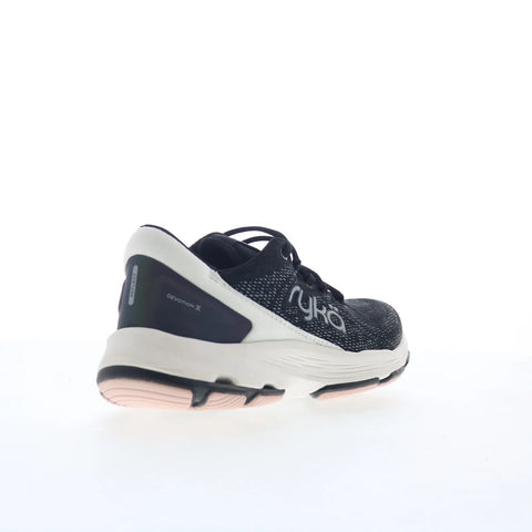 Ryka Devotion X I3943M1001 Womens Black Mesh Lace Up Athletic Walking Shoes
