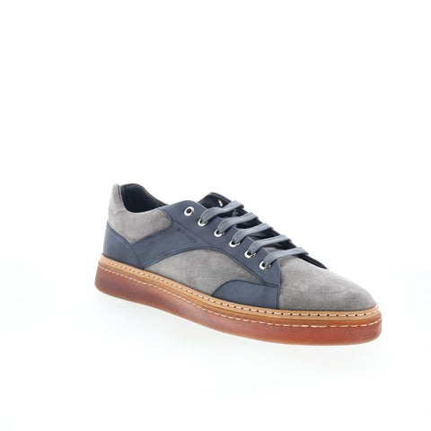 Di Bianco Imola Sella Mens Gray Suede Lace Up Lifestyle Sneakers Shoes