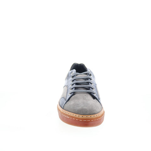 Di Bianco Imola Sella Mens Gray Suede Lace Up Lifestyle Sneakers Shoes